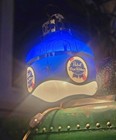 Pabst Blue Ribbon Pbr Lighted Beer Sign Lamp Bar Man Cave Wall Mount