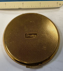 Vintage Stratton England Compact Gold Gold Enameled Butterfly Flowers W126