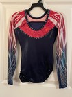 Gk Elite Gymnastics Leotard -custom Long Sleeve Leotard - Child Large