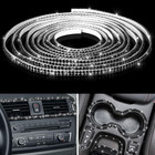 16 4ft Bling Car Trim Self Adhesive Glitter Crystal Rhinestone Car Interior Exte