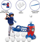 T Ball Set For Kids Toddlers  Electric Automatic Baseball Pitching Machine