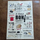 Tea Towels Set Of 2 French Kitchen Cuisine Gastronomy Kitchen France Free Ship