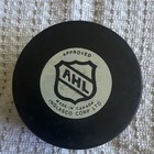 Glico Ahl Approved Capital District Islanders Official Black Rubber Hockey Puck