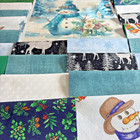    frosty And Friends      No Pink Pre-cut Quilt Kit