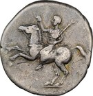 Empire Emperor Domitian On Horseback 73ad Ngc Rome Ancient Silver Roman Coin 817