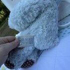 Blue Plush Teddy Bear Stuffed Animal  Brown Eyes  Single Unit