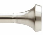Ella 1  Adjustable Curtain Rod - Nickel  Two Sizes
