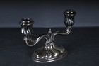 Antique 2-arm Silver Candelabra 835 Silver Candle Holder Germany Heidelberg
