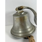 Vintage Brass Bell Ship Style Wall Mountable Nautical Decor Navy Boat Military