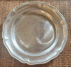 Vintage Wilton Rwp Queen Anne Pewter Platter 14    Scalloped Rim Columbia Pa