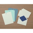 Designphil 86917006 Midori Letter Set  Gift Color  Approx  H210xw148mm  Blue