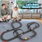 Slot Car Race Track Set Electric Powered Race Track Dual Racing Car Track Set