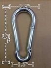 5  Heavy Duty Steel Spring Hook Climbing Safety Hanging Buckle Snap Carabiner