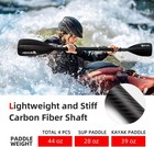 1 X 4 Section Carbon Sup Paddle kayak Oar  Adjustable Stand Up Paddleboard Paddl