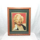 Marilyn Monroe Vintage 8x10 Headshot Color Photo Wood Framed