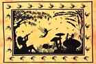 Indian Tapestry Yellow Fairy Land Print Bohemian Poster Hippi Deco Wall Bohemian