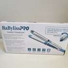 Babylisspro Prima3100 1in Dual Voltage Stainless Flat Iron 465  f Blue silver