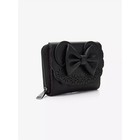 Loungefly Disney Minnie Mouse Pebble Textured Black Wallet Exclusive