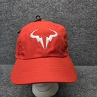 Nike Rafa Nadal Hat Dri-fit Heritage 86 Tennis Cap Adjustable Red 850666-634
