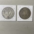 Lot Of 2 Morgan Silver Dollars  90  Silver  1878-s  1881-s