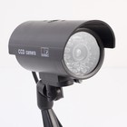 Flashing Light Dummy Security Camera Fake Ir Red Led Surveillance Bullet Cctv