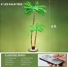 6ft Artificial Lighted Palm Tree Light Up Tree For Outside Patio Bar Indoor