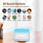 30 Sounds White Noise Machine Sound Therapy Sleeping Aid W  7 Colors Night Light
