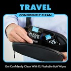 Dude Wipes Flushable Adult Unscented Extra-large Wet Wipes Fragrance Free 30 Pk