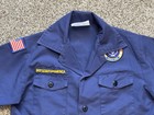 Boy Scouts Bsa Blue Cub Scout Youth Sz  Medium Short Sleeve Shirt No Patches