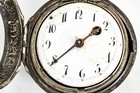 C  Bertrand- Verge Fusee Pocket Watch- 1700 s In Working Condition 