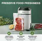 Instaseal Vacuum Sealer For Food With 12 Bags - Free Ship