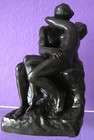 Auguste Rodin The Kiss Sculpture Figure Bonded Bronze Statue