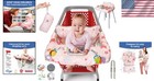 Comfortable Cotton Shopping Cart And High Chair Cover - Ideal For Young Families