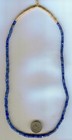 African Trade Beads Vintage Old Glass Czech Bohemian Russian Blue Beads