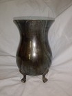 Vintage Silver Plate Pitcher With Ice Gaurd Footed 8 1 4  Tall Drink Service 