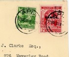 Samoa Sg 153  144 scarce On Cover -apia-17 mr 33-to Canada-scarce Usage-minor We