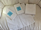 Sonoma Cloth Cotton Napkins Set Of 8 New With Tag   4 More - Easter Motif White