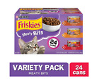 Purina Friskies Gravy Wet Cat Food Variety Pack  Meaty Bits 5 5 Oz Pack Of 24