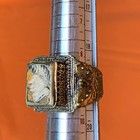 Extremely Rare Roman Era Bronze Ancient Ring With Beautiful Engraved Authentic