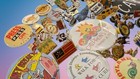 Vintage 80s 90s Lapel Pins And Buttons Lot Of 100 Disney Hard Rock Travel More