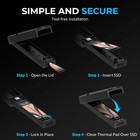 Sabrent Usb C Nvme Enclosure   Reader Tool Free M 2 Pcie Ssd Case For