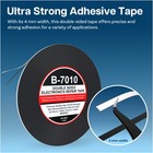 4 Mm Double Sided Strong Adhesive Tape 164ft Black For Smartphone Tablet Repair