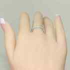Gorgeous 925 Silver Filled Ring Women Cubic Zircon Ring Jewelry Sz 6-10