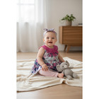 New Laura Ashley Baby Girl Outfit Set Shirt Leggings Headband Size 3 Months 