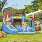 6-in-1 Inflatable Bounce House Outdoor Toy  Inflatable Water Slide For Kids
