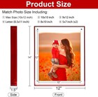 Red 10x12  Acrylic Floating Photo Frame  Best Valentine Day  New Year Gift