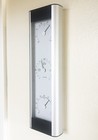 Hokco Weather Station Barometer Thermometer Hygrometer Aluminum Silver