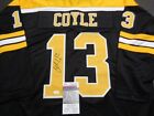 Charlie Coyle Boston Bruins Autographed Signed Black Style Jersey Xl Coa-jsa