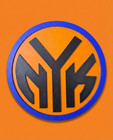 New York Knicks 3d Wall Sign - Nba Man Cave Decor - Nyk Alternate Logo