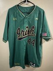 2018 Used Team Issued Game Worn Notre Dame Baseball Under Armour Jersey   Pants